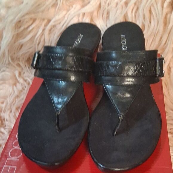 NEW AEROSOLES Women's Elegant Black Sandals Size 9.5 - Picture 1 of 5
